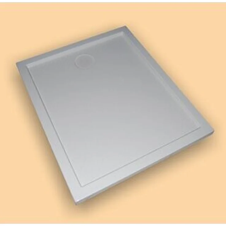 HÜPPE Purano Duschwanne, rechteckig 800x800mm, weiß, rutschfest, Mineralguss mit Gelcoat-Oberfläche