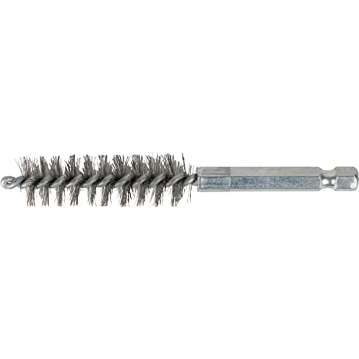 KSTOOLS 1/4' Stahl Bürste Ø 17mm, Schleifbürste mit 100mm Gesamtlänge und 17g Gewicht – Bild 1