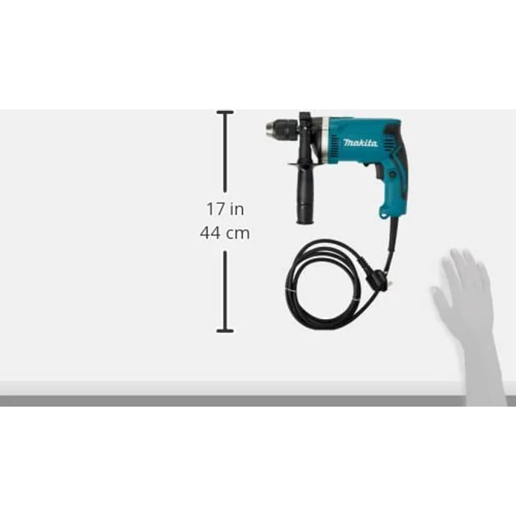 Makita HP1631K-2 HP1631KBohrmaschine, 710 W, 240 V, 5 x 110 mm – Bild 3