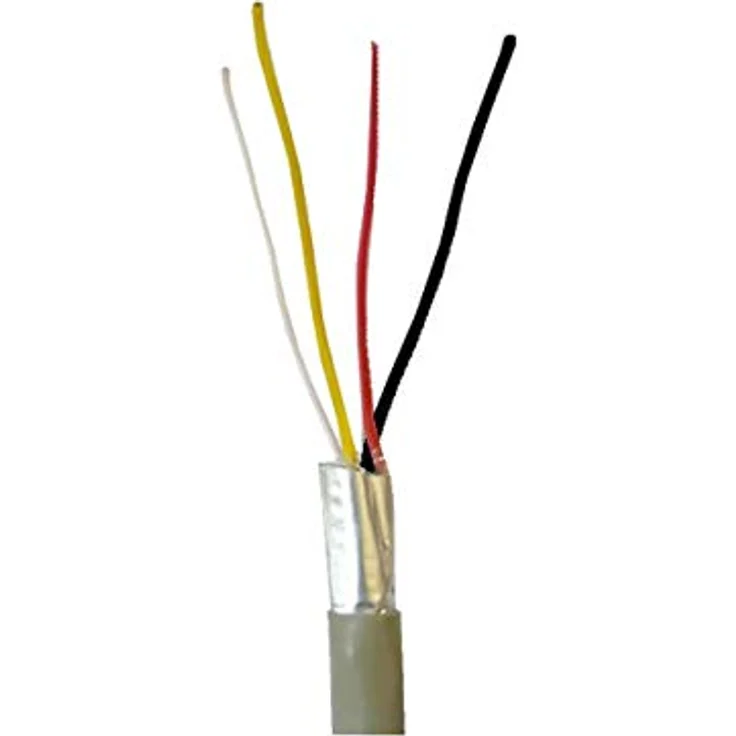 Premium X 100m Telefonkabel 2x2x0,6mm 4 Adern witterungsbeständig mit Abisolierer und Kabelschneider – Bild 3