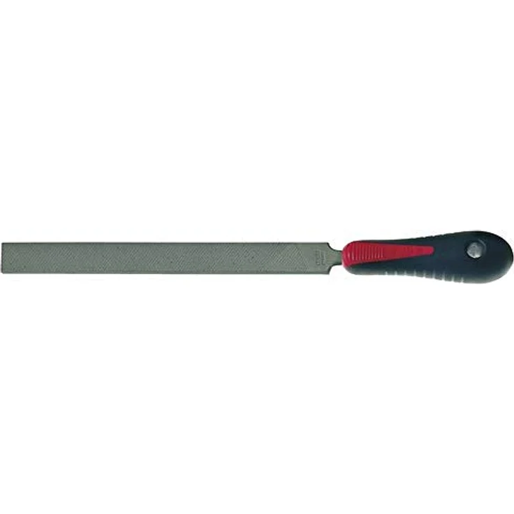 Peddinghaus MOB Werkstattfeile Flachstumpf 250mm H1, langlebiges Stahlblatt mit hohem Kohlenstoffgehalt, ergonomischer 2-K-Griff