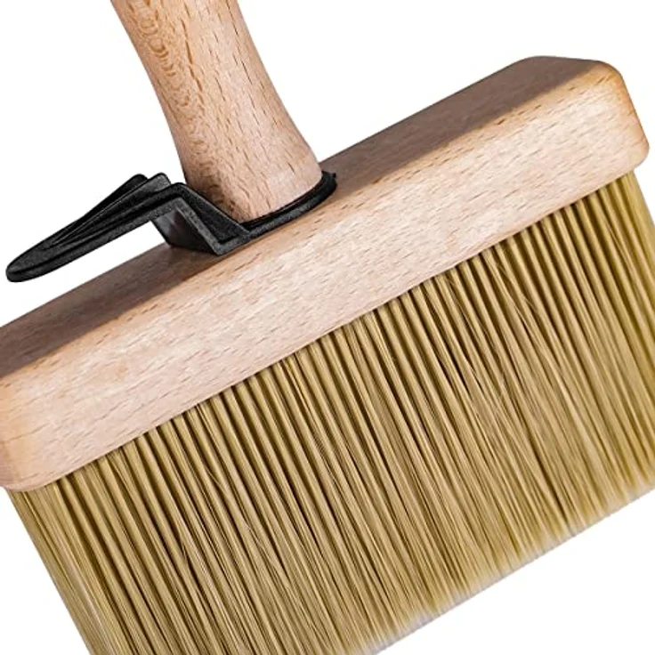 HARDY WORKING TOOLS Flächenstreicher, Terrassenstreichbürste, Größe 110mm x 30mm, Flachpinsel, Borstenlänge 56mm, Lasurpinsel, Pinsel Holzlasur, Holzpinsel, Deckenbürste, Serie 82, A0240-825611 – Bild 2