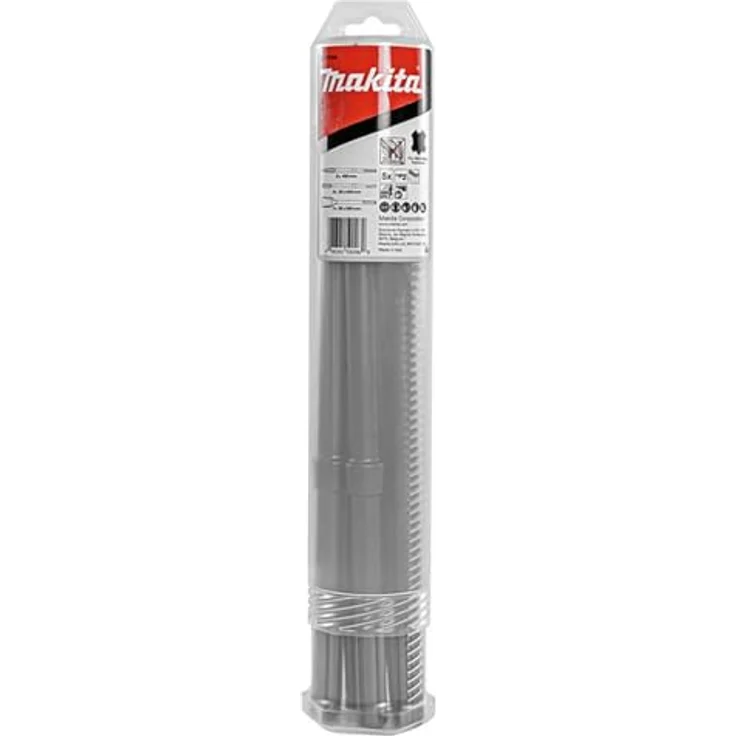 Makita Meißel E-13194, SDS-Max, 5-teiliges Set, Spitz, Flach und Breitmeißel – Bild 2
