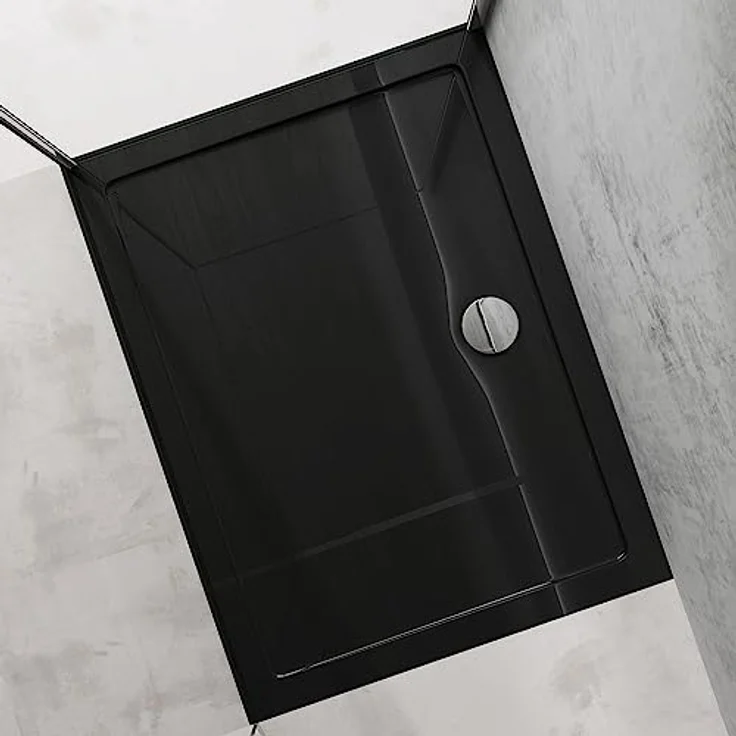 doporro Eckdusche Duschkabine Rav66 Rechts-oder Linkseinstieg Sicherheitsglas, BxT: 90x75 cm, Einscheibensicherheitsglas, Klarglas – Bild 6