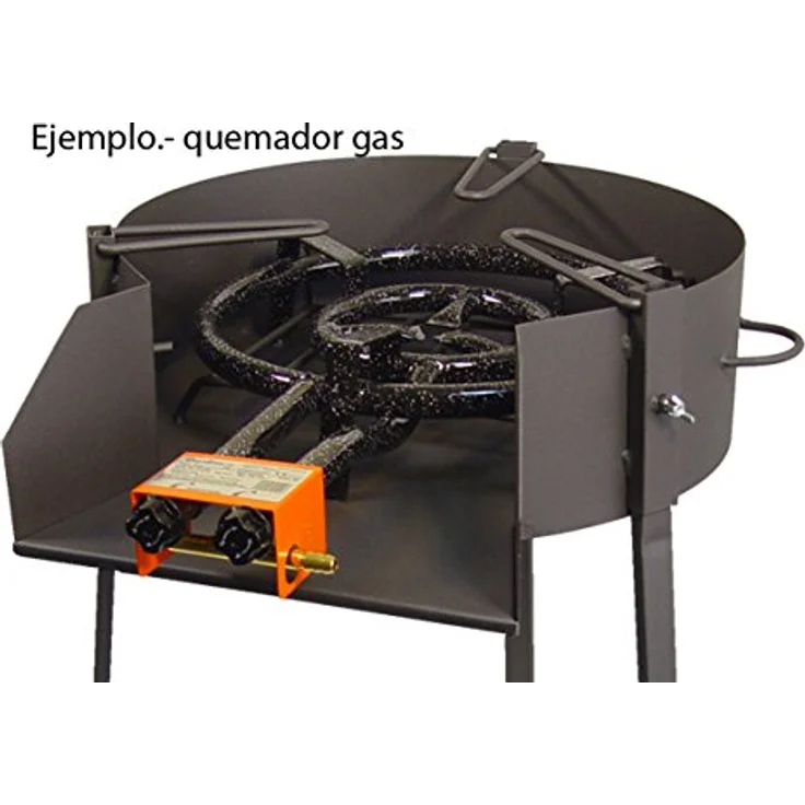 vidaXL Holzkohlegrill Kohlegrill mit Standbeinen Imex el Zorro Grill Schwarz Ø 60 x 75 cm kreisförmig  – Bild 4