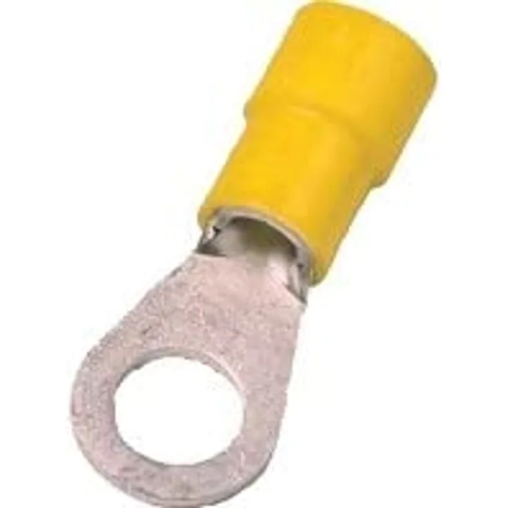 Intercable 100 Stück Quetschkabelschuh 4-6qmm M8 gelb ICIQ68, Sicherungsteile Art.-Nr. 180935