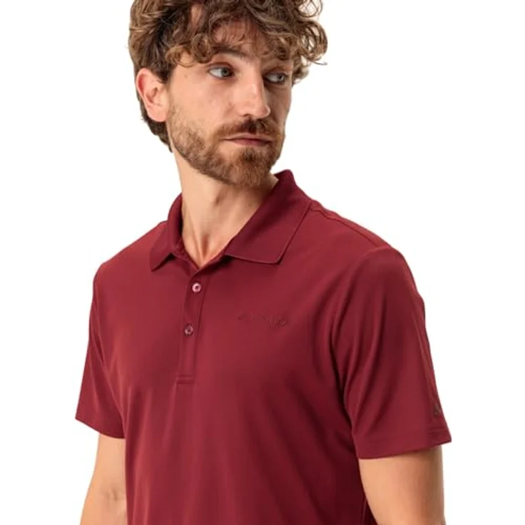 Vaude Essential Herren Shirt, umweltfreundlich, schnell trocknend, geruchshemmend, Rot, XXL – Bild 6