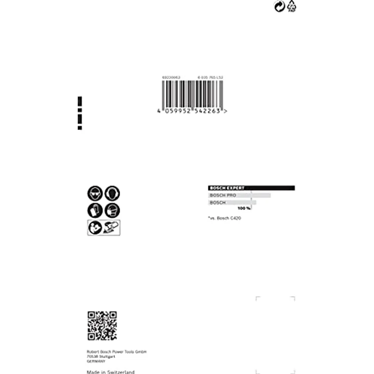 Expert C470 Schleifpapier mit 11 Löchern für Multischleifer, 102 x 62 mm, 93 mm, G 120, 10-tlg. - Preisvergleich – Bild 4