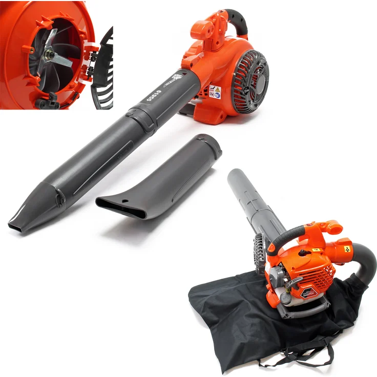 Wiltec Laubbläser, Sauger & Häcksler 3in1, 1 PS mit 26ccm, benzinbetrieben, 50 l Fangsack – Bild 1