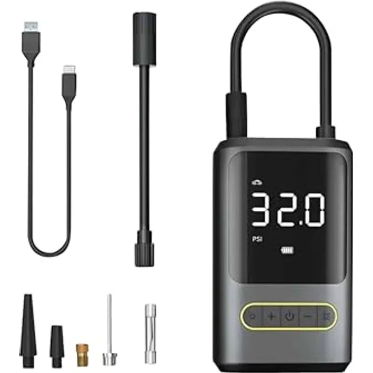 IWH 019703 Akku-Kompressor 10 bar mit Powerbank-Funktion