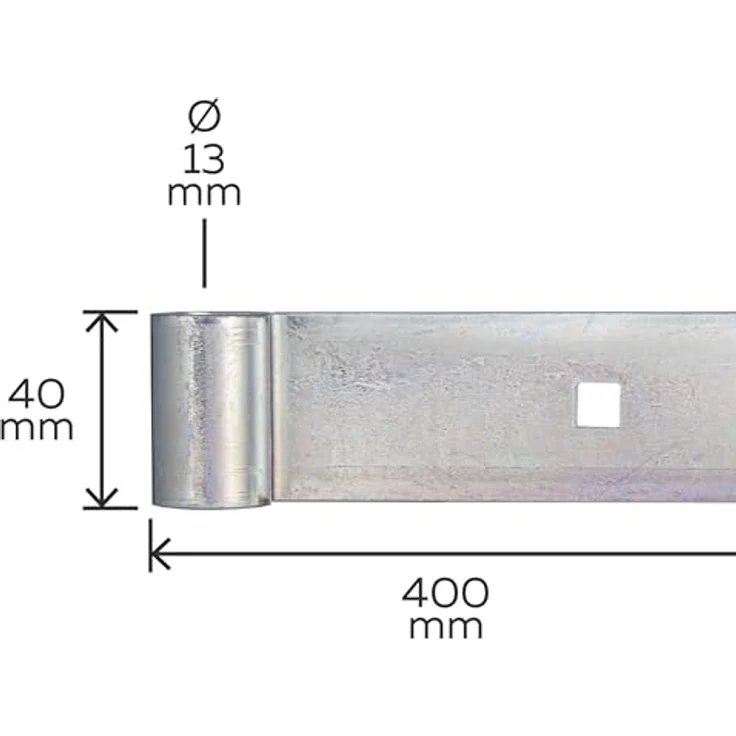 GAH-Alberts 313869 Ladenband in verschiedenen Ausführungen | galvanisch gelb verzinkt | Rolle Ø13 mm | Größe 400 x 40 mm – Bild 3