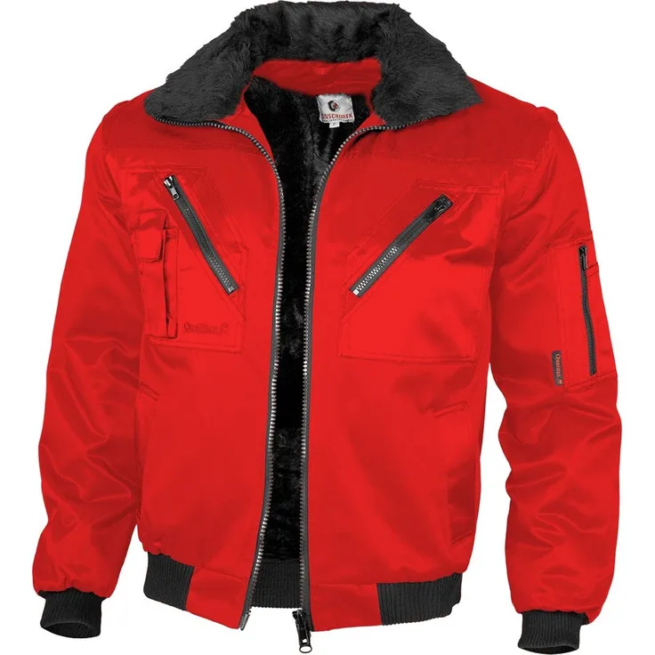 Qualitex Workwear Arbeitsjacke 4-in-1 aus Mischgewebe, Übergangsjacke - Winterjacke - Weste, verschiedene Farben