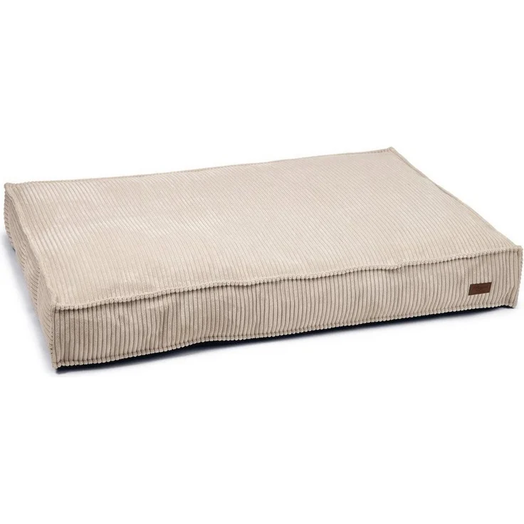Designed By Lotte Hundekissen Ribbed hellgrau, Polyester, Flockenfüllung, maschinenwaschbar – Bild 1