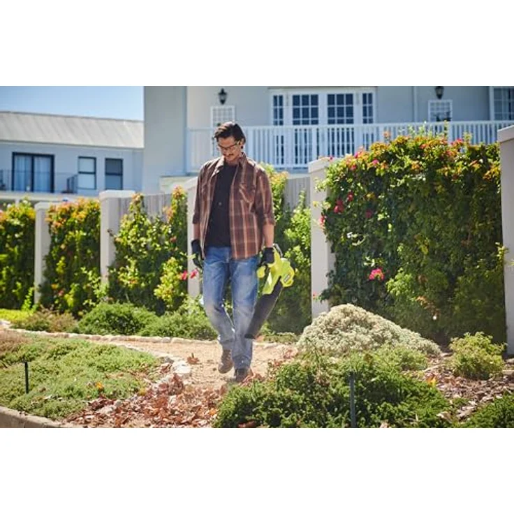 RYOBI RY18BLB-0 Jet-Turbinengebläse, 18-V-Batteriegehäuse, Akku-Laubgebläser mit 160 km/h Luftgeschwindigkeit, Li-Ion Akku – Bild 8