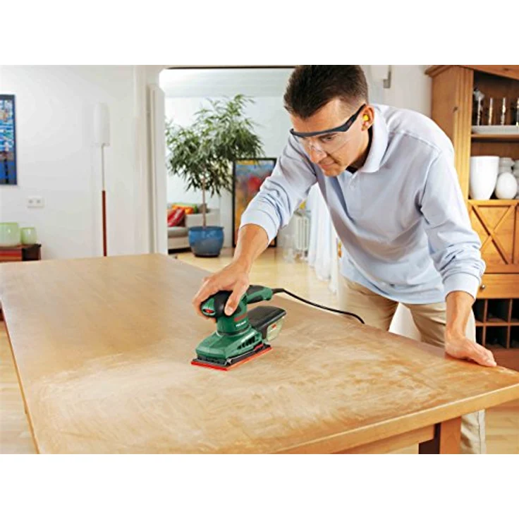 Bosch Professional Schleifblatt Expert for Wood and Paint Holz und Farbe für Schwingschleifer (10 Stück, Körnung 80, C430) - Preisvergleich – Bild 4
