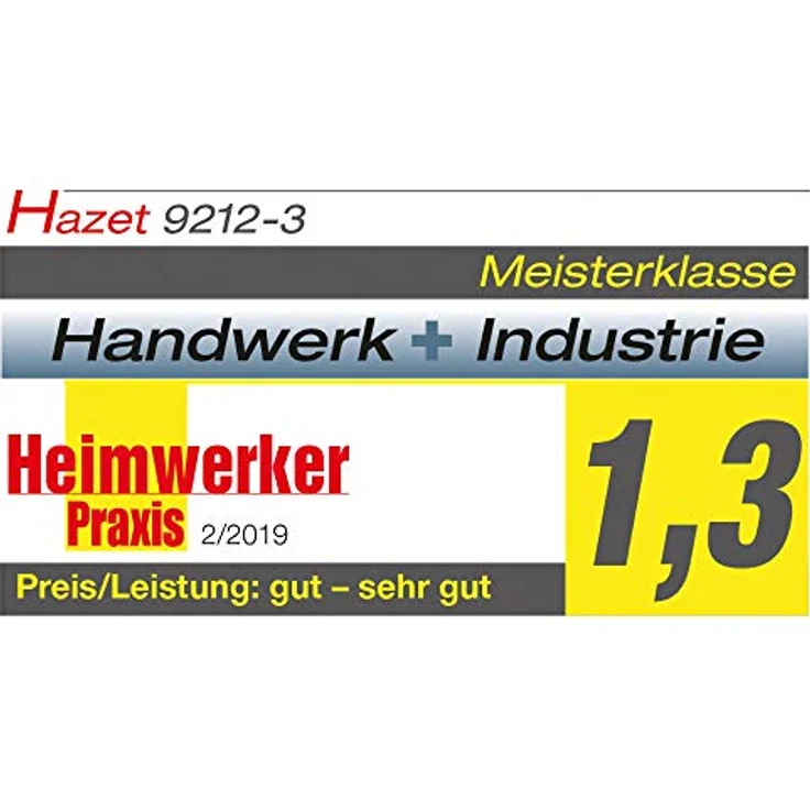 Hazet Akku-Schlagschrauber (BLDC, hocheffizient, Vierkant 12,5 mm (1-2 Zoll), drei wählbare Leistungsstufen für Drehmomentanzug) 9212-3 – Bild 6