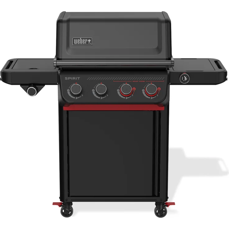 Weber Spirit EPX-435R Smarter Gasgrill Stealth® Edition, 4 Brenner, WLAN-fähiges Thermometer, Seitenspieß, Boost-Brenner