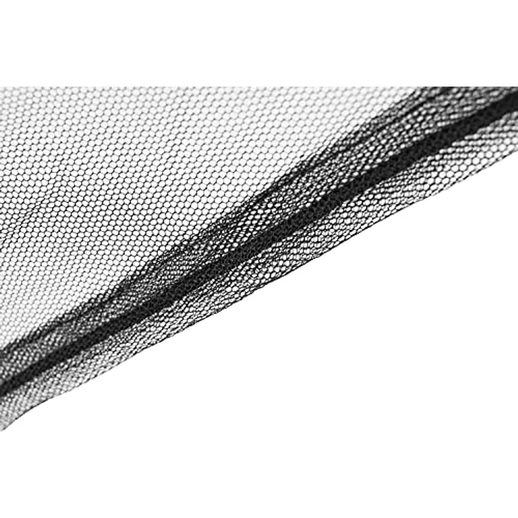 MALATEC Moskitonetz Insektenschutz für Regenschirm, Schwarz, 300 x 260 cm, Spar-Set, 1 St. – Bild 6