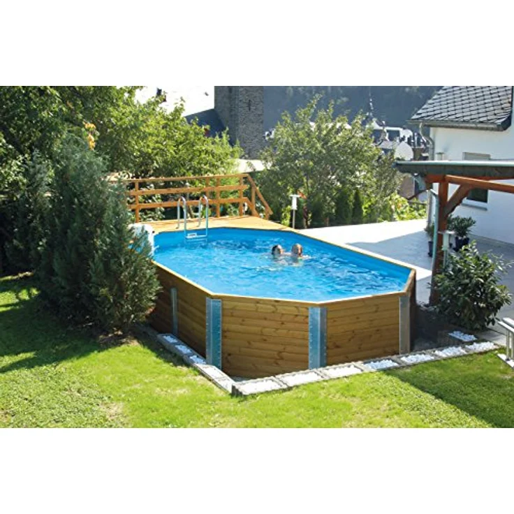 Massivholzpool 594 Alles dabei mit Technik Sandfilteranlage Maximum und Technikraum – Bild 2