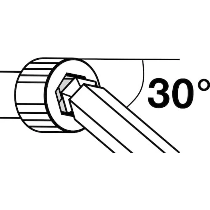 PB Swisstools Winkelschraubendreher DIN 911 Kugelkopf Rainbow, 4 mm mit kurzer Schenkellänge von 22 mm und langer Schenkellänge von 80 mm – Bild 4