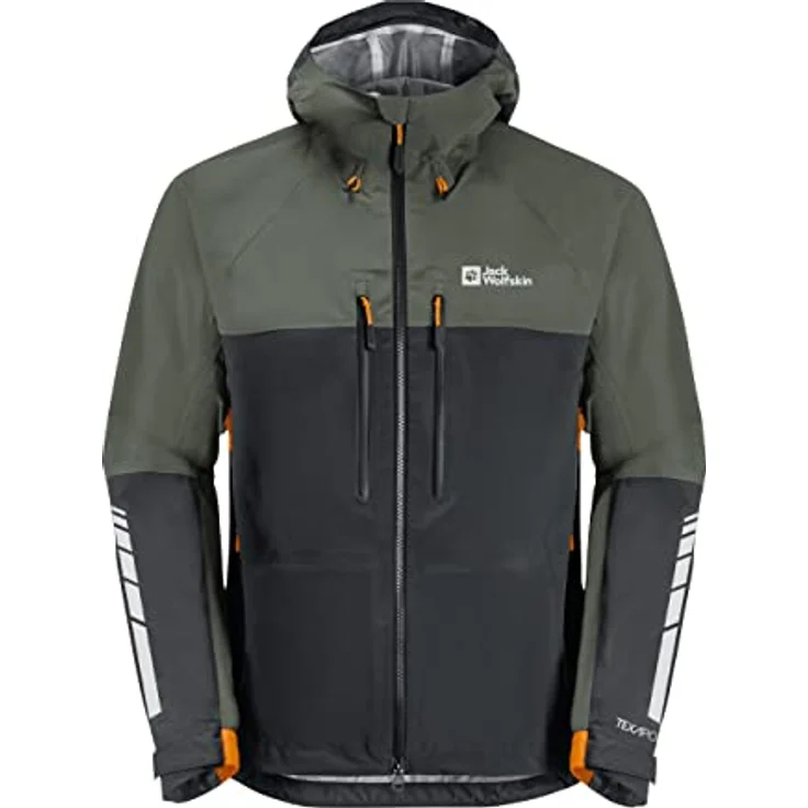 Jack Wolfskin Fahrradjacke MOROBBIA 3L JKT M, winddicht, wasserdicht, atmungsaktiv - blau – Bild 2