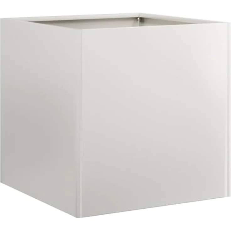 vidaXL Pflanzgefäß 40x40x40 cm Edelstahl, Pflanzschale, Garten-Garten-Pflanzkübel, Outdoor-Pflanzgefäß, Hochbeet, Blumenkasten, korrosions- und rostbeständig – Bild 1