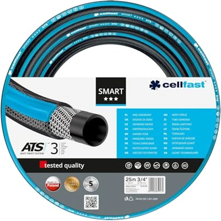 Cellfast Gartenschlauch SMART ATSV 3/4 Zoll 25 m – Bild 2