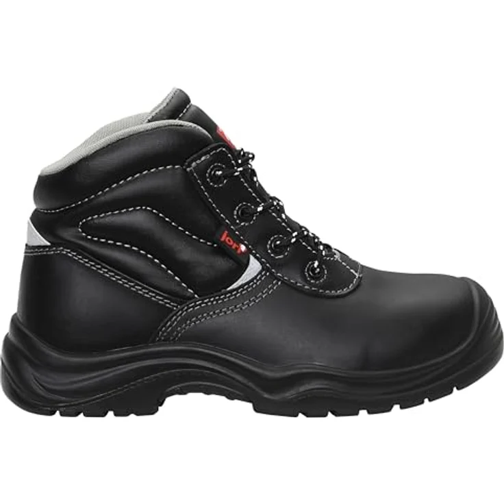 Elten Sicherheitsschnürstiefel S3 BASIC Compo Mid, Rindleder, Gr. 39, atmungsaktiv, rutschfeste PU/PU-Sohle, Kunststoffkappe – Bild 2