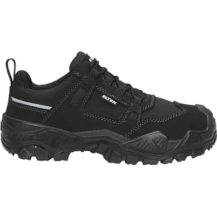 ELTEN Sicherheitsschuhe MIKE black Low ESD S3S 723821, hydrophobierte Mikrofaser, Stahlkappe, schwarz, Größe 47 – Bild 3