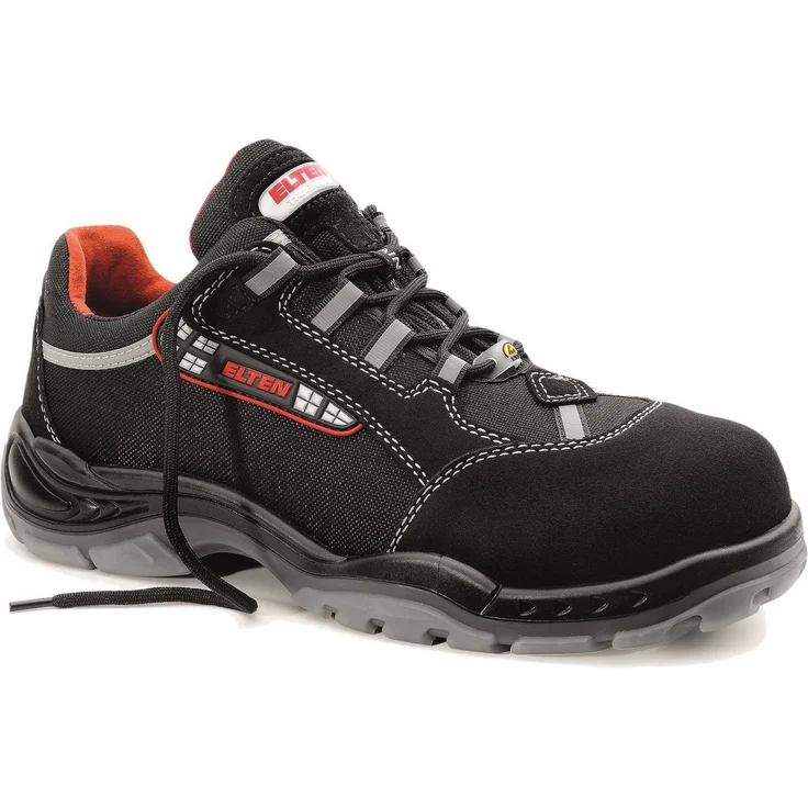 ELTEN SENEX ESD S2 72872, Arbeitsschuh mit Hydrophobierung, atmungsaktiv, metall- und lederfrei, schwarz – Bild 1