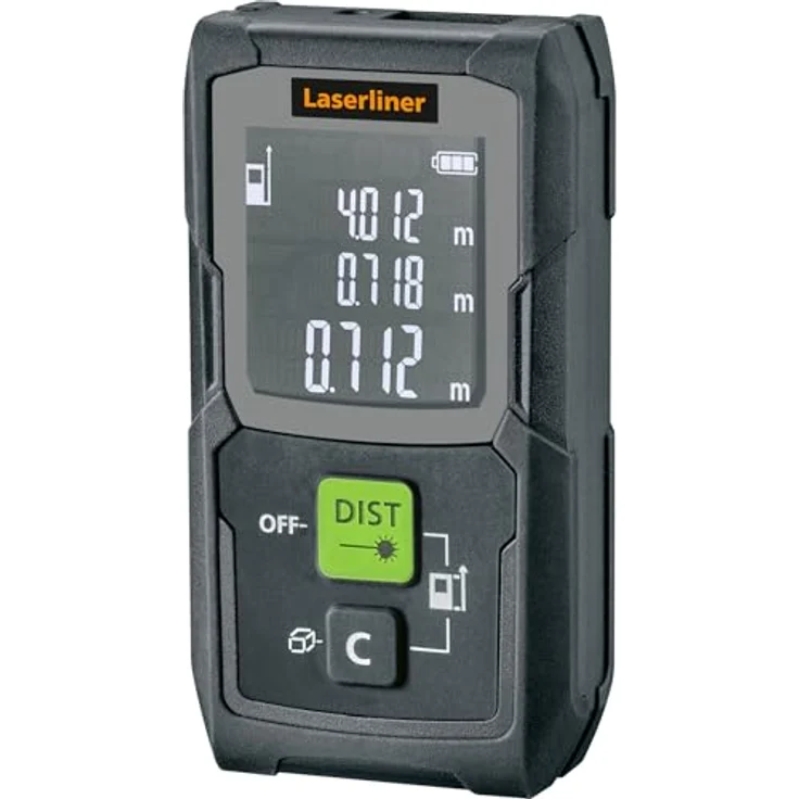 LASERLINER LaserRange-Master Gi4, Mini Laser-Entfernungsmesser bis 40 m mit Pythagoras-Funktion und grünem Laser – Bild 1