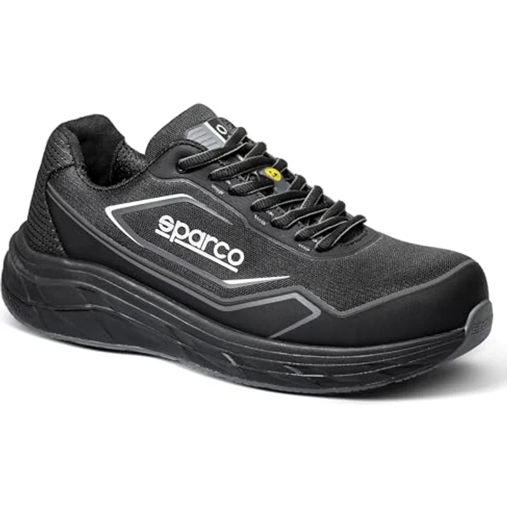 Sparco Impulse Linford Sicherheitsschuh S1PS ESD SR FO HRO, sportlich, schwarz, Größe 46 – Bild 1