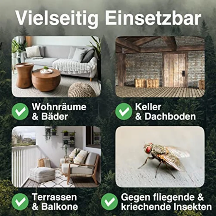 Envira Effect Insektenspray - Universal-Insektizid Mit Langzeitwirkung - Anti-Insekten-Mittel Auf Wasserbasis - 5 Liter + 2L Drucksprüher – Bild 4