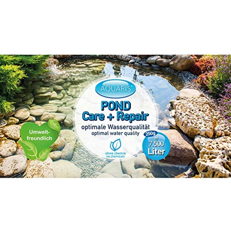 Aquaris Pond Care + Repair - 250g, Teichpflege-Produkt für Teichfische, natürliche Teichreinigung, Algenwachstum begrenzend, gute Wasserqualität - Aquaris – Bild 2