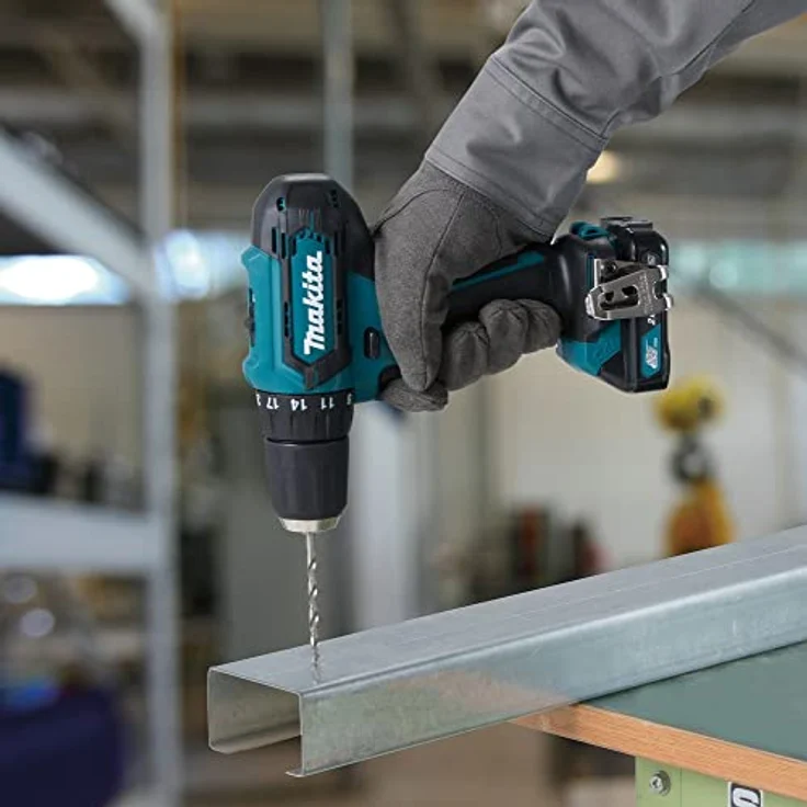 Makita DF333DSAL1 12V Akku Bohrschrauber 2x Akku 2 Ah Ladegerät und Koffer – Bild 2