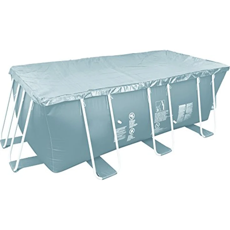 Avenli Pool-Abdeckung rechteckig Abdeckplane für Frame Pool Gr. 400x200 bis 404x207 cm Stahlrohr Schwimmbecken Stahlrahmen Schwimmbad Cover – Bild 2