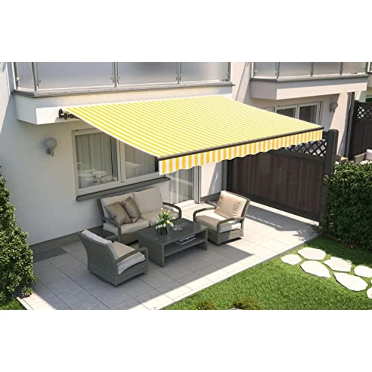 empasa Elektrische Gelenkarmmarkise 'Start Plus' Markise Sonnenmarkise Sonnenschutz, Verschiedene Größen und Farben – Bild 2