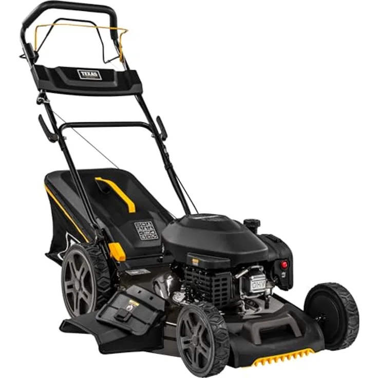 Texas TPL 460TR W, Benzin Rasenmäher mit 46 cm Schnittbreite, 2,8 kW Motor und Radantrieb für Flächen bis 600 m²
