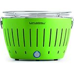 LotusGrill Classic (Limettengrün) der raucharme Holzkohlegrill/Tischgrill mit USB-Anschluß in verschiedenen fröhlichen Farben. Garantiert Immer die neueste Technik