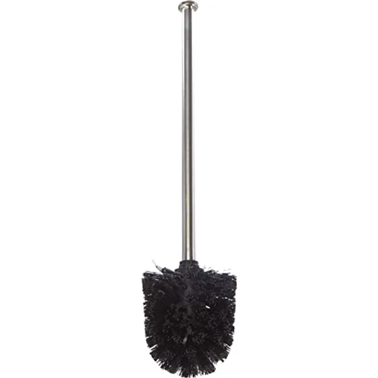 Kela WC-Bürste Pulcro Limbio 7.5x35.5cm aus Edelstahl in schwarz, 7,5 cm Durchmesser