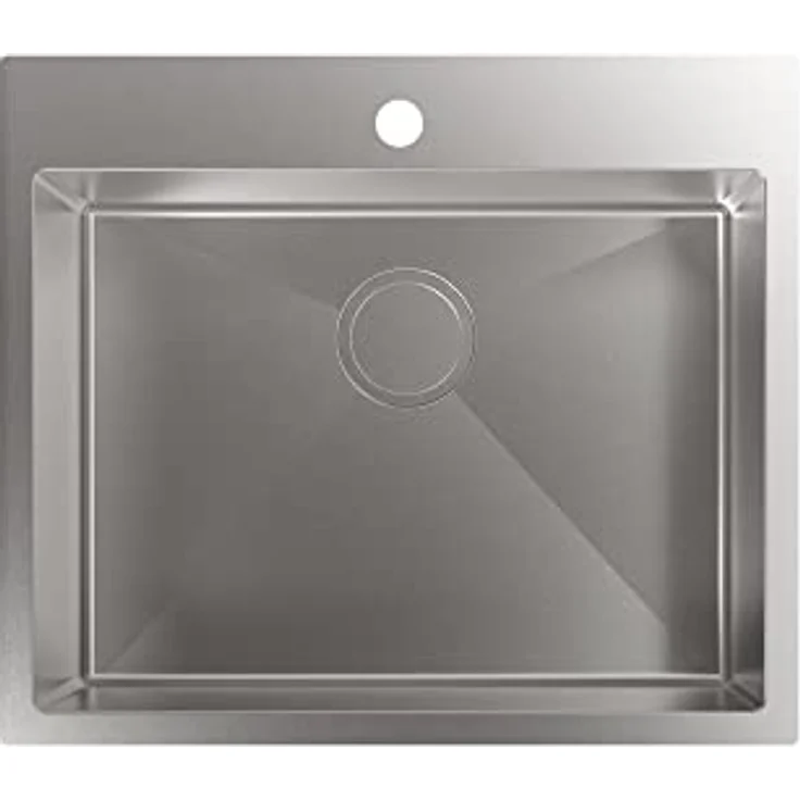 CATA CBS-1 54-40 R10, Rechteckige Unterbauspüle aus Edelstahl, 1 Becken, 200 mm Tiefe – Bild 1