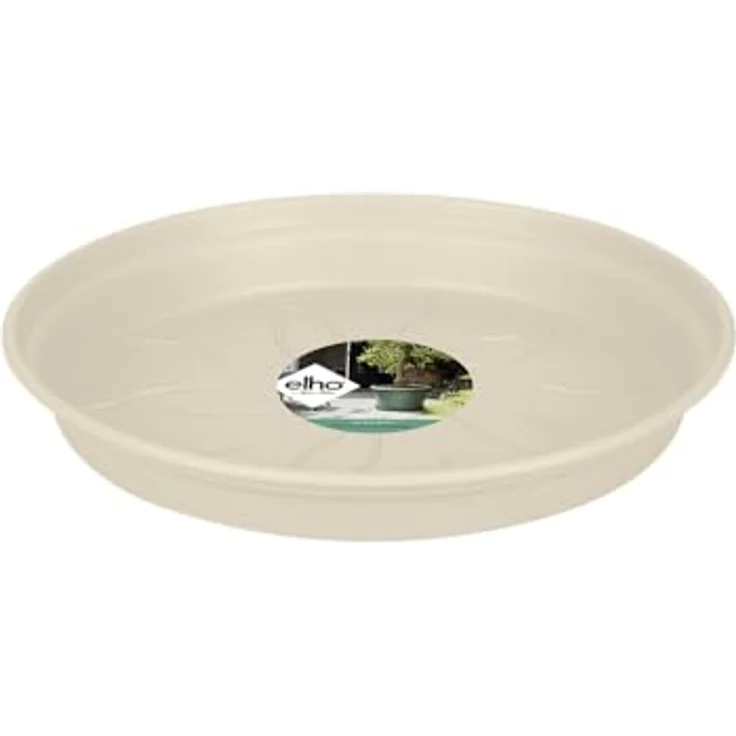 Elho Green Basics Untersetzer 25 - Laubgrün - Drinnen & Draußen - Ø 25.3 x H 3.7 cm – Bild 2