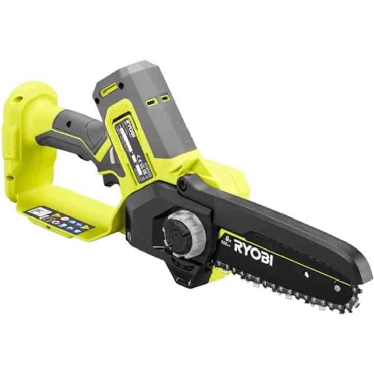 Ryobi RY18PS15A-0, Elektrische Astsäge mit 15 cm Stange, 18-V-Motor und werkzeugloser Kettenspannung – Bild 2