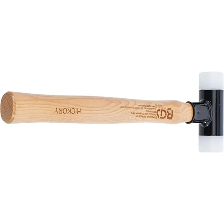 BGS 1859-30 | Schonhammer | Hickory Stiel | Nylonkopf | Ø 30 mm | Kunststoffhammer – Bild 5