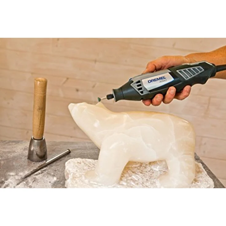 Dremel 4485 Spannzangen--Zubehör Set (mit Spanmutter und 4 Spannzangen (0,8 - 1,6 - 2,4 - 3,2 mm) zum Aufspannen von Werkzeugen) – Bild 4
