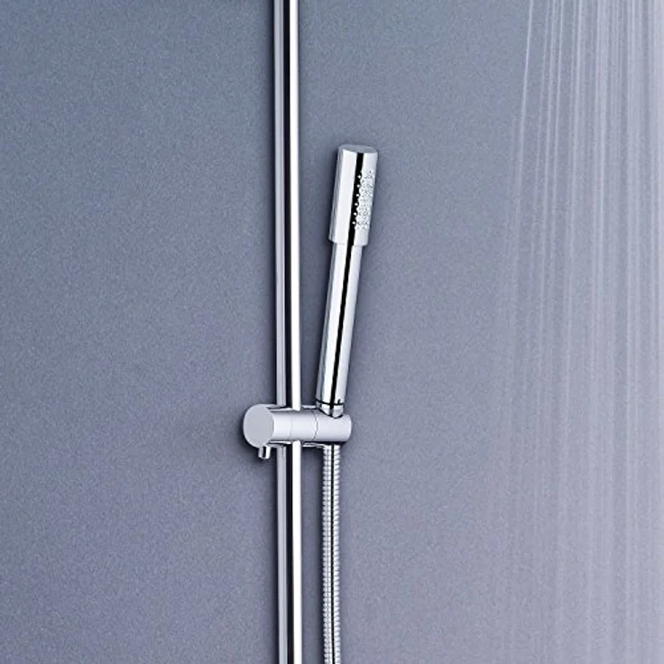 GROHE Rainshower 210 - Duschsystem mit Umstellung (Wandmontage, Antikalk-System, langlebige Oberfläche), chrom, 27058000 – Bild 3