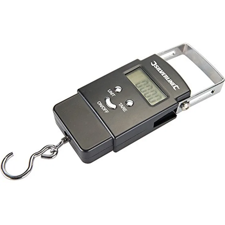 Silverline 243857 Digitale Taschenwaage 50 kg