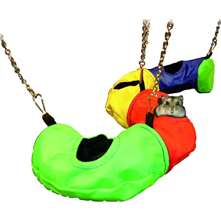 Karlie Hamstertunnel Crazy-Tube, Nylon Spiel- und Versteck-Tunnel, 45 cm, für Hamster – Bild 2