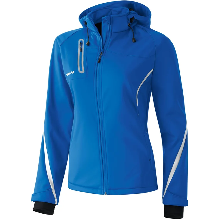 Erima Softshelljacke Damen Function, wetterfeste Outdoor-Jacke mit ERIMA-TEX® Membran, grau – Bild 1