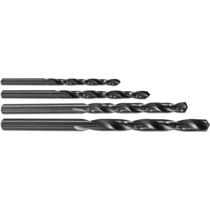 Donau Elektronik 1720 HSS Metall-Spiralbohrer-Set, 4-teilig, Ø 0.4 mm - 1 mm, geschliffen Zylinderschaft – Bild 1